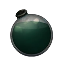 Icon dying vial dark cyan dye