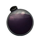Icon dying vial dark purple dye