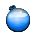 Icon dying vial fullblue dye