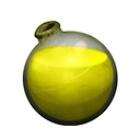 Icon dying vial fullyellow dye