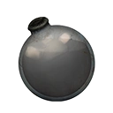 Icon dying vial grey dye