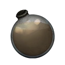 Icon dying vial light brown dye