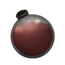 Icon dying vial light red dye