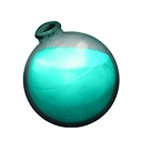 Icon dying vial seagreen dye
