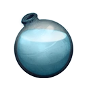 Icon dying vial skyblue dye