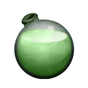 Icon dying vial toxicgreen dye