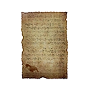 Icon scrawled note