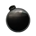 Icon dying vial black dye