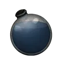 Icon dying vial blue dye