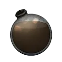 Icon dying vial brown dye
