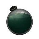 Icon dying vial dark cyan dye