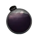 Icon dying vial dark purple dye