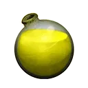 Icon dying vial fullyellow dye