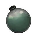 Icon dying vial light cyan dye