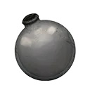 Icon dying vial light grey dye