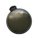 Icon dying vial OliveGreen Dark 1
