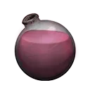 Icon dying vial pink dye