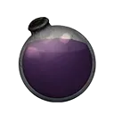 Icon dying vial purple dye
