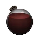 Icon dying vial rustred dye