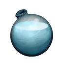 Icon dying vial skyblue dye