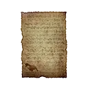 Icon scrawled note