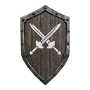 Icon shield wooden clanemblem